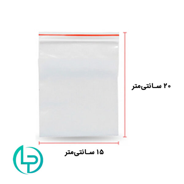 زیپ‌کیپ 20×15 هر بسته 100 عددی