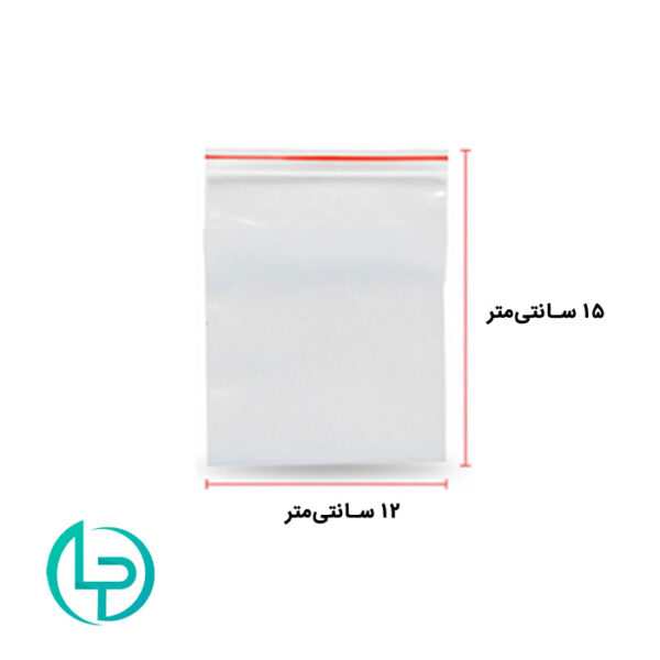 زیپ‌کیپ 15×12 سانتی‌متر بسته 100 عددی