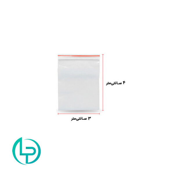 زیپ‌کیپ 4×3 سانتی‌متر بسته 500 عددی